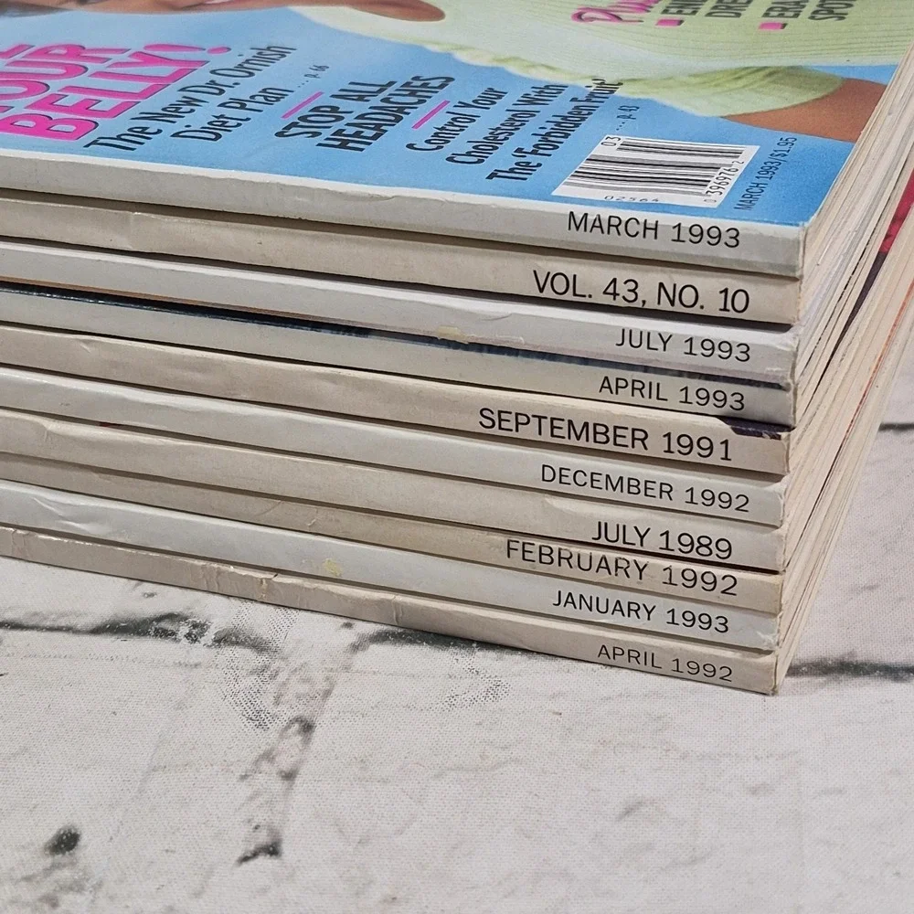 Prevention Magazine‎ Lot Of 10 Vintage 90's